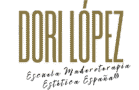 logo web dori lopez escuela maderoterapia estetica españa