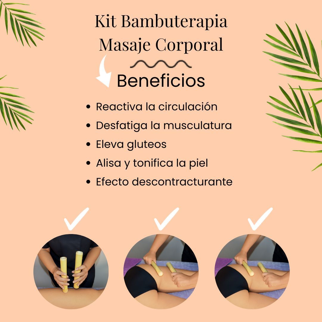 Kit professionnel de thérapie au bambou – Image 3