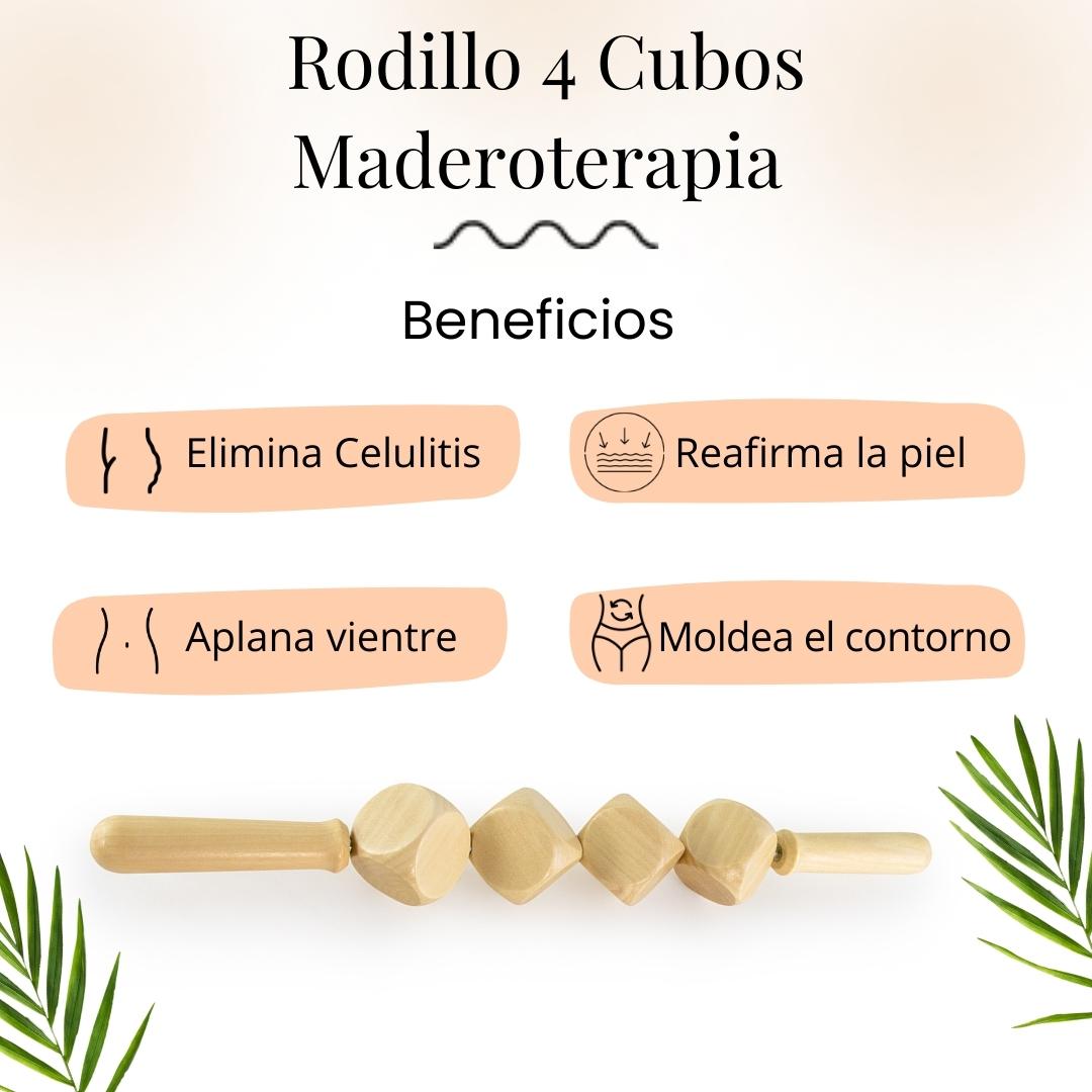 Rodillo 4 cubos Maderoterapia - Imagen 3