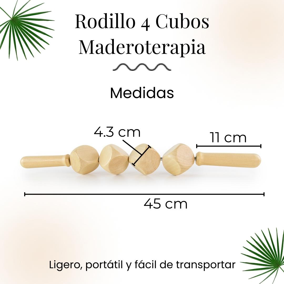 Rodillo 4 cubos Maderoterapia - Imagen 5