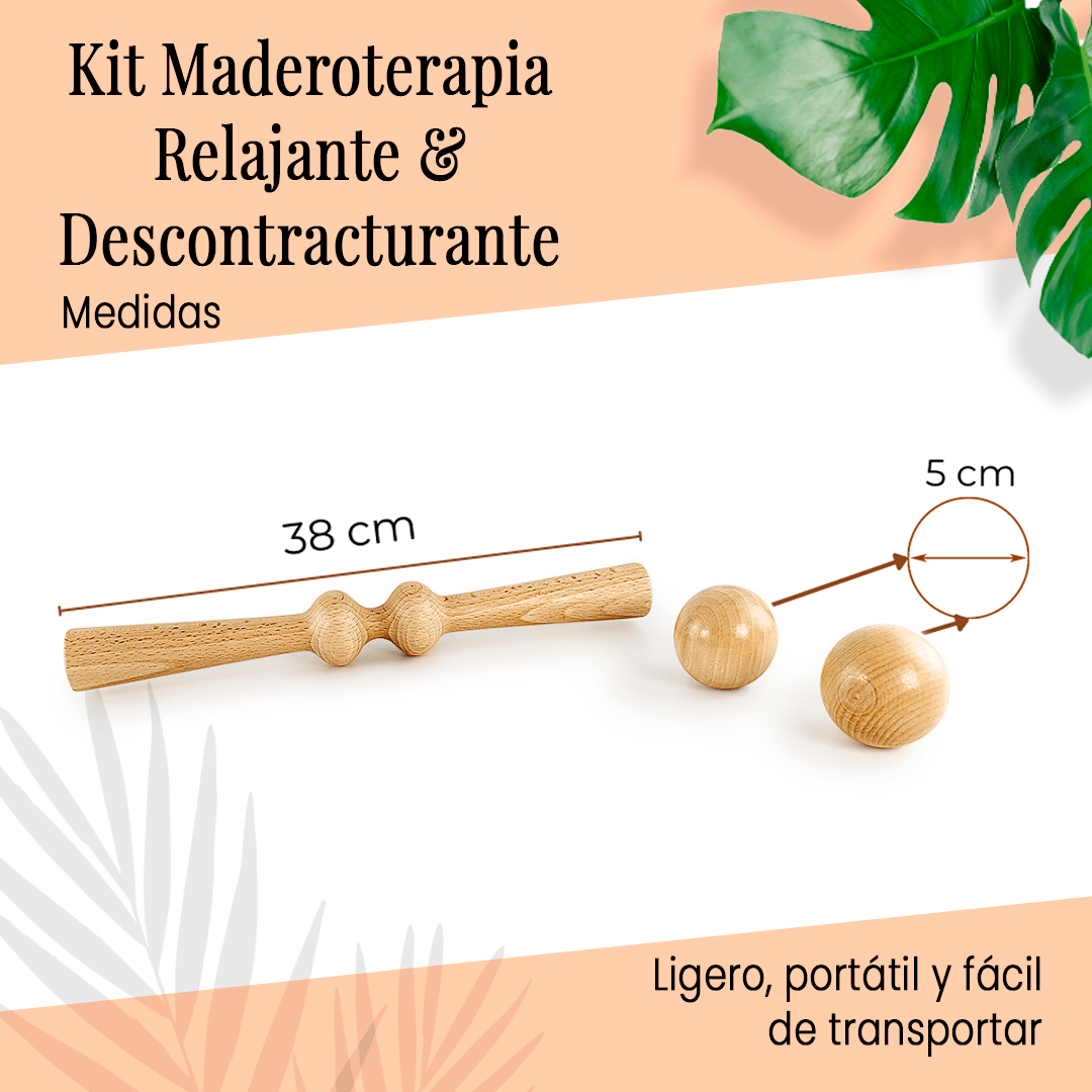 Kit Maderoterapia relajante & descontracturante - Imagen 5