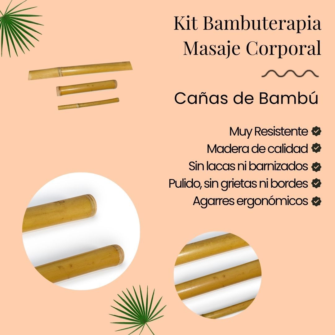 Kit professionnel de thérapie au bambou – Image 5