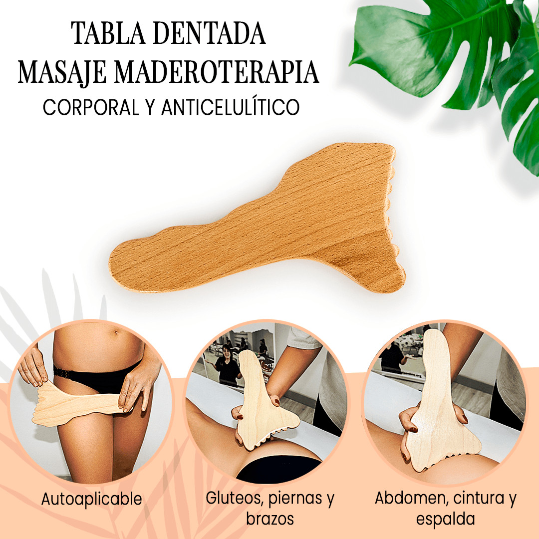 Tabla moldeadora dentada Maderoterapia - Imagen 6