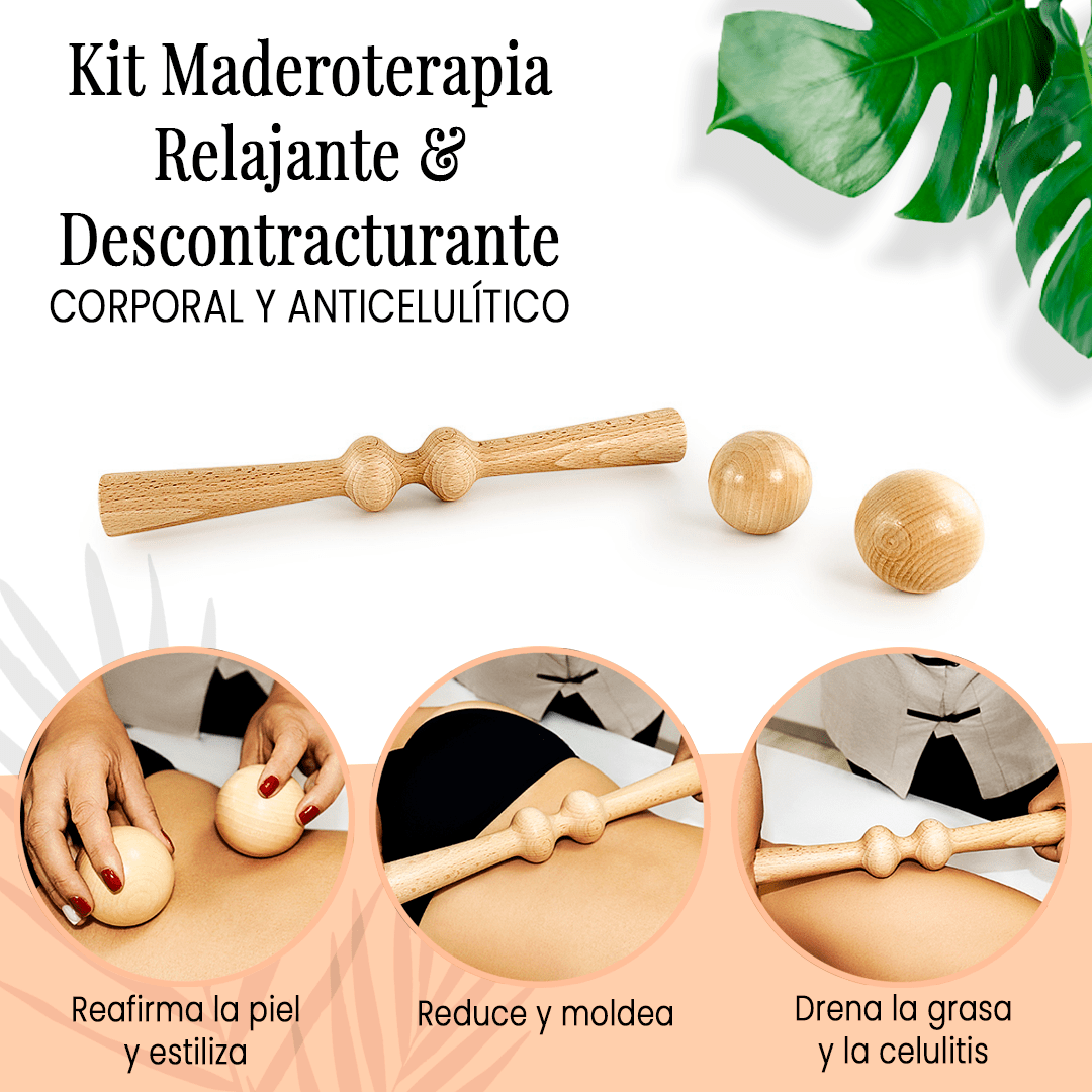 Kit Maderoterapia relajante & descontracturante - Imagen 6