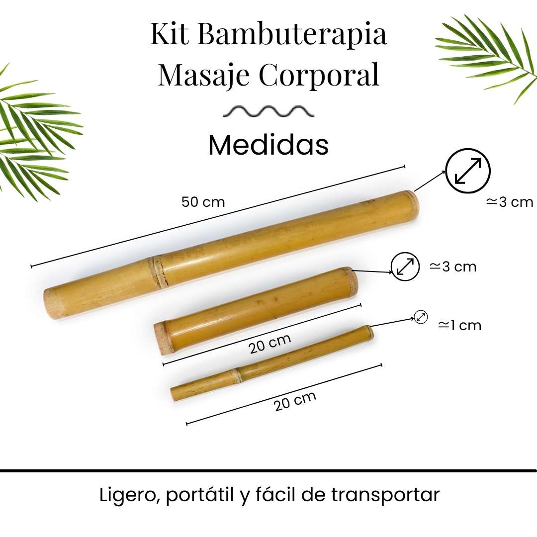 Kit professionnel de thérapie au bambou – Image 6