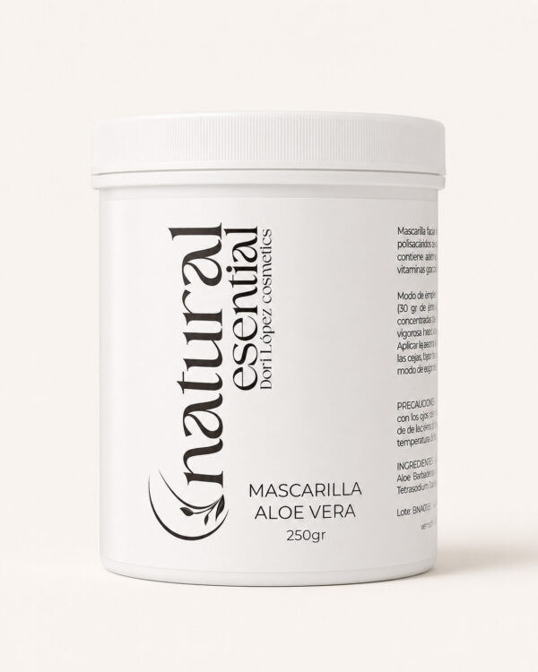 Maschera all'aloe vera 250 g Essenziale Naturale per la Terapia del Legno