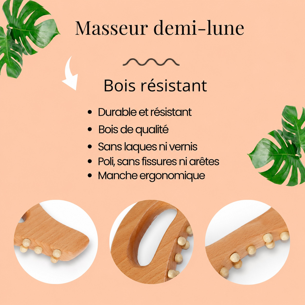 Masseur Wood Therapy Half Moon Arch – Image 5