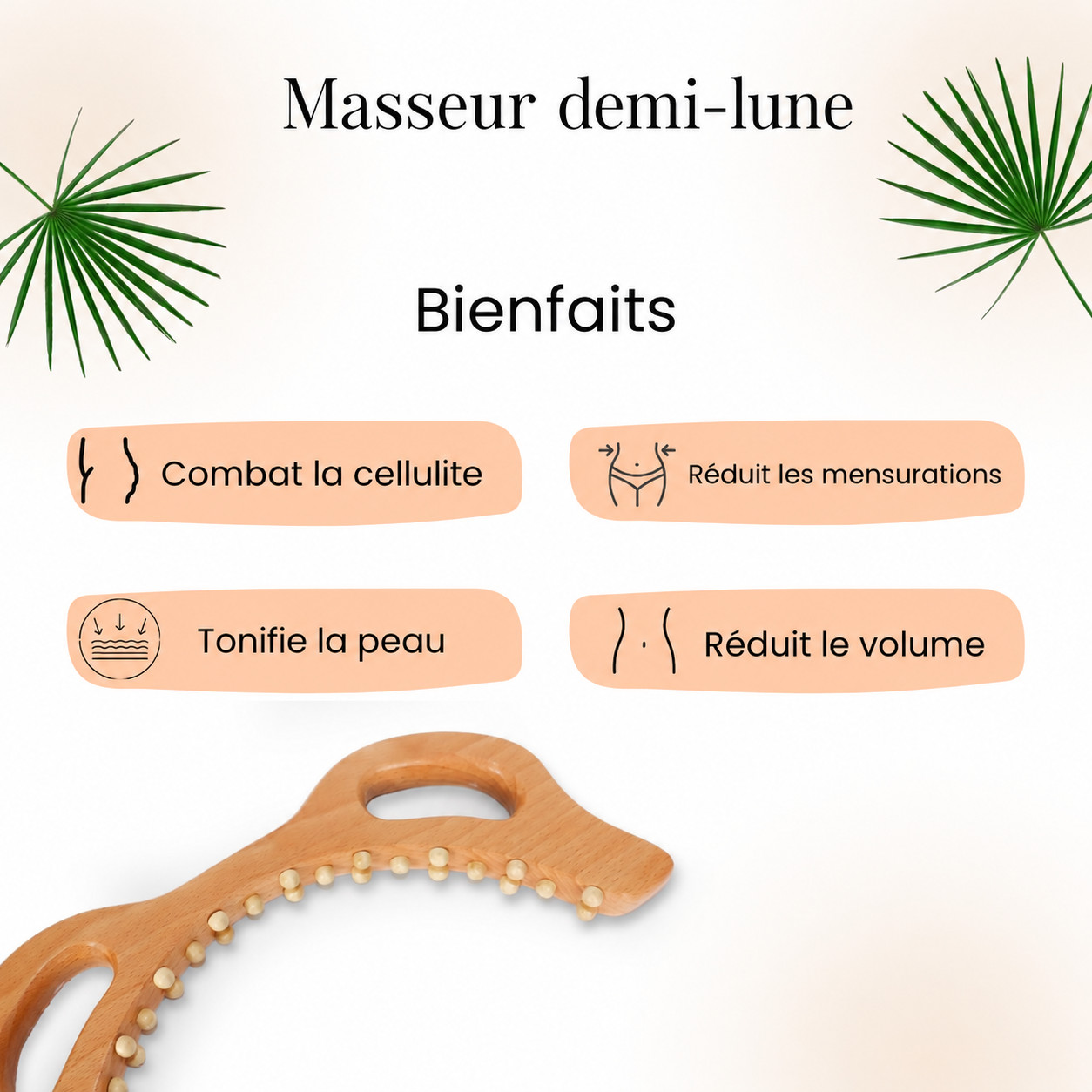 Masseur Wood Therapy Half Moon Arch – Image 4