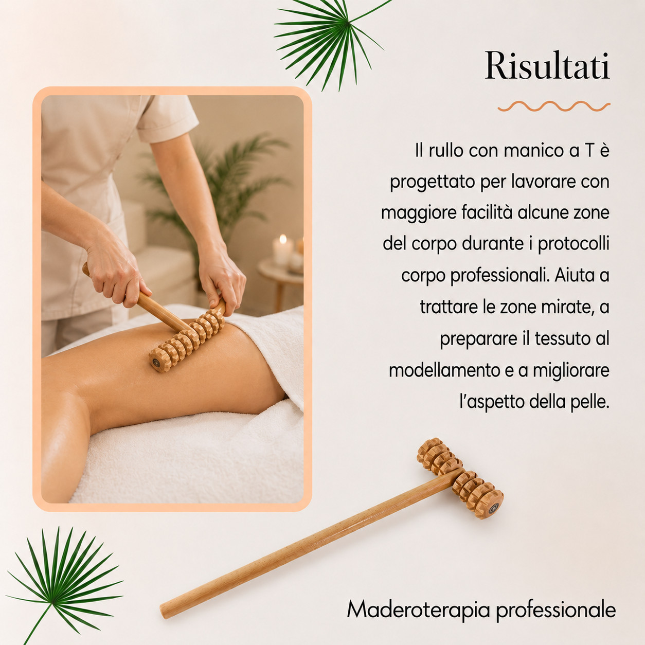 Rullo Maderoterapia Prime con manico - immagine 6