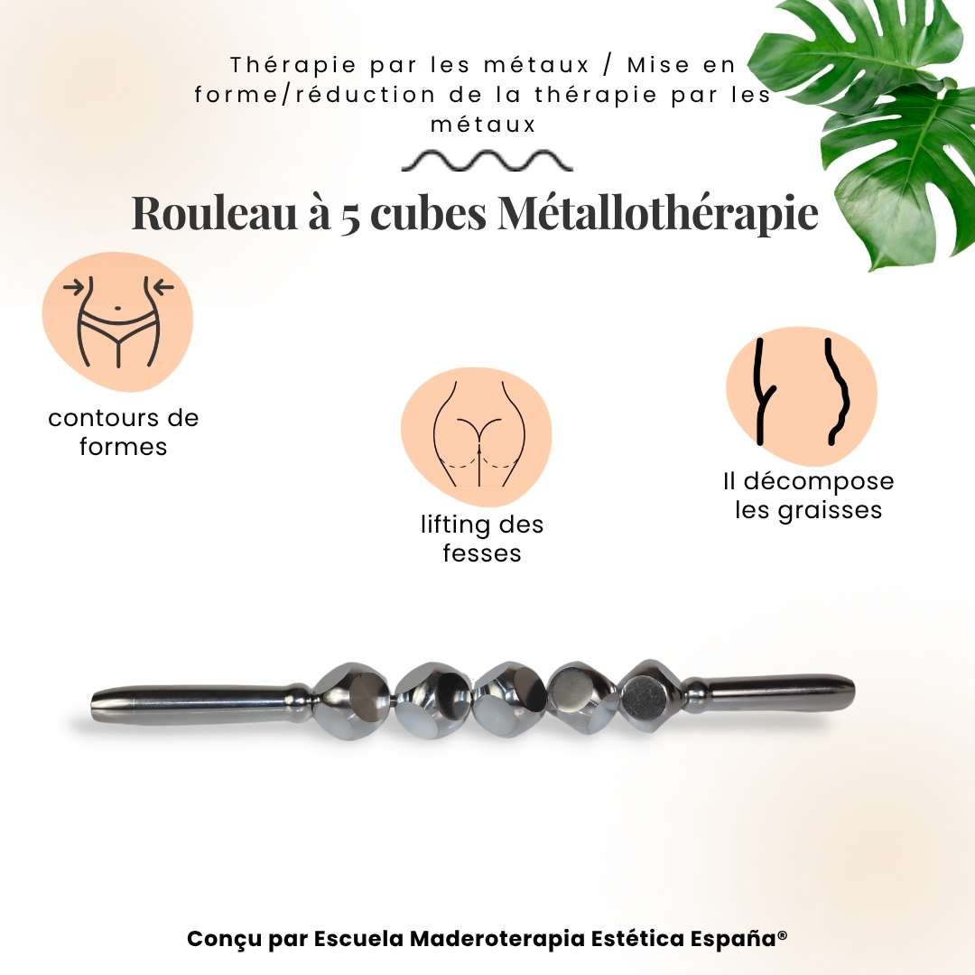 Rouleau de métalthérapie à 4 cubes – Image 5