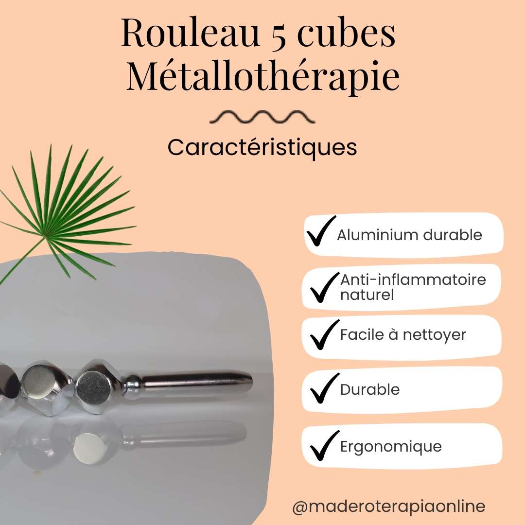 Rouleau de métalthérapie à 4 cubes – Image 4