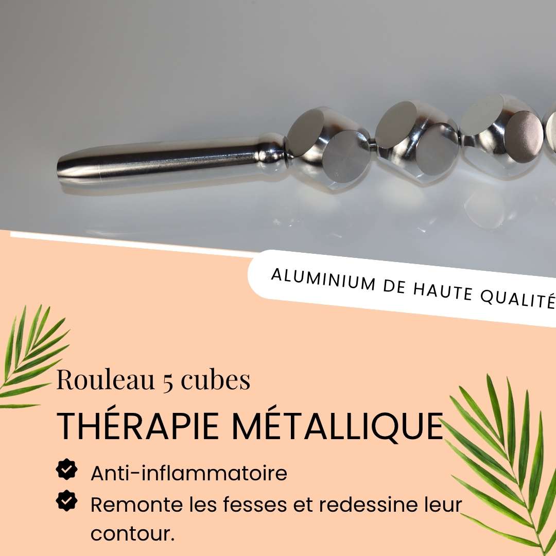 Rouleau de métalthérapie à 4 cubes – Image 2