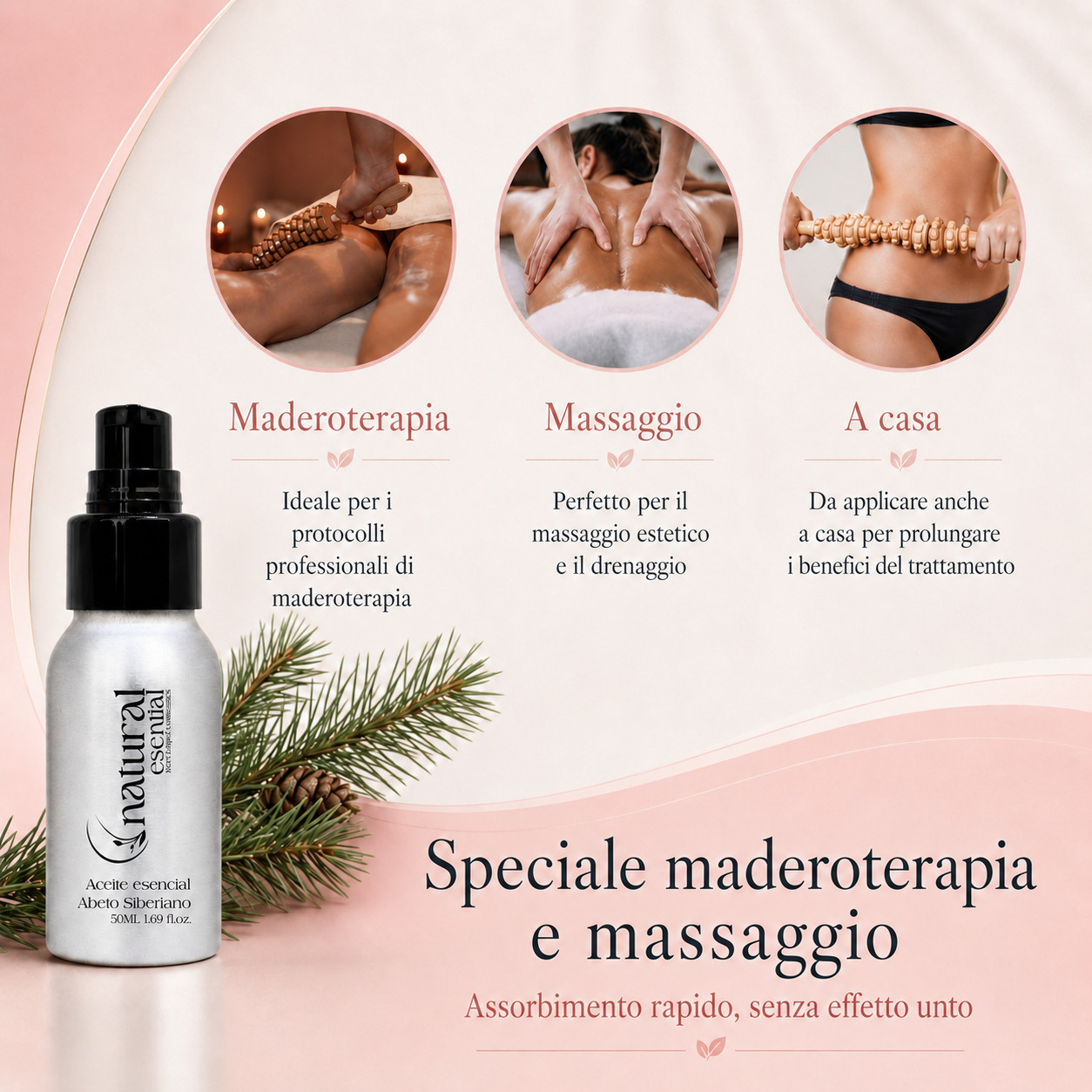 Olio essenziale di abete siberiano 50ml - immagine 3