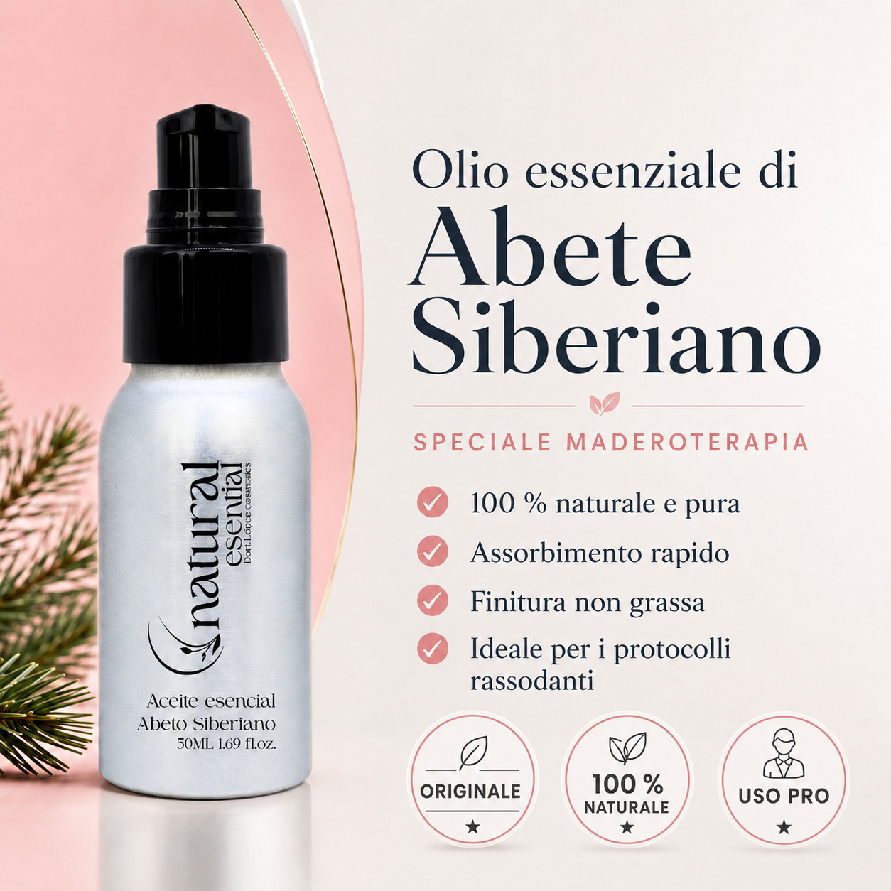 Olio essenziale di abete siberiano 50ml - immagine 2
