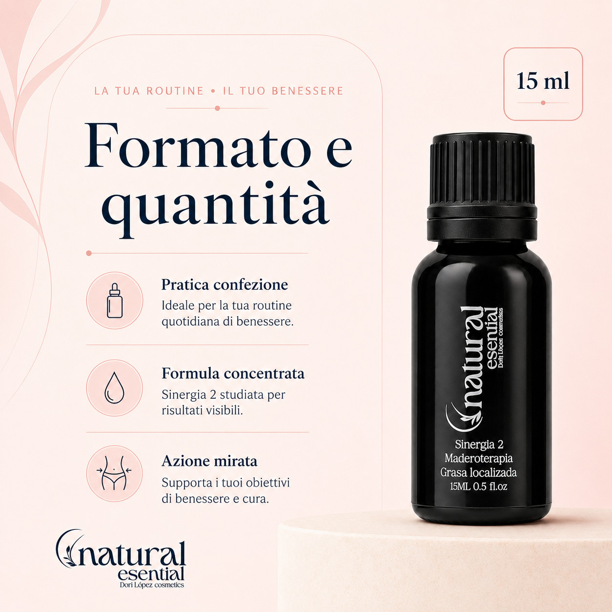 Sinergia 2 Terapia Localizzata con Legno Grasso 15ml - immagine 4